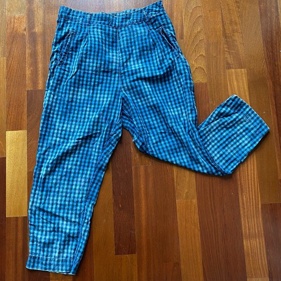 Maeve for Anthropologie Bleached Gingham Pants, 14 - Picture 4 of 15